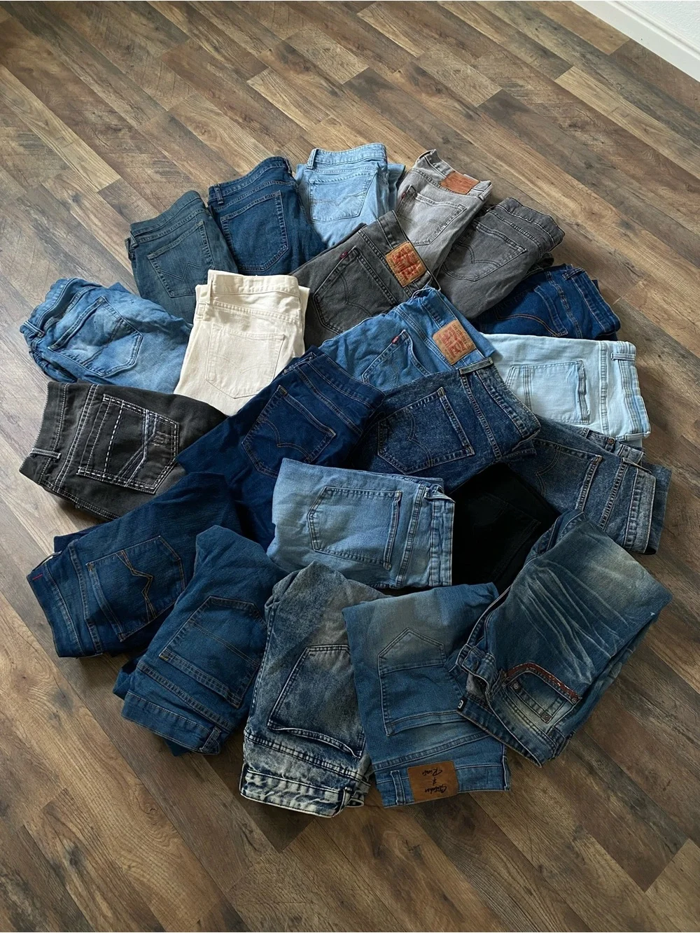 Mixed Denim Jeans Lot - Multiple Blue Shades